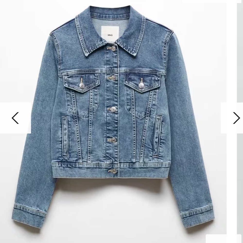 NWOT Mango Vicky Denim Jacket - Blue